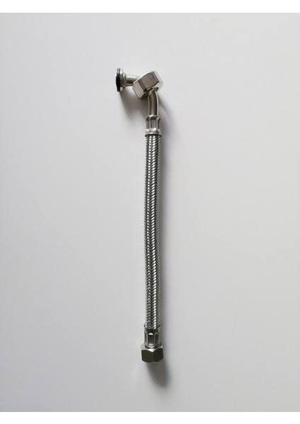 Rezervuar Fleks Hortumu Dirsekli 3/8 - 3/8 22 Cm