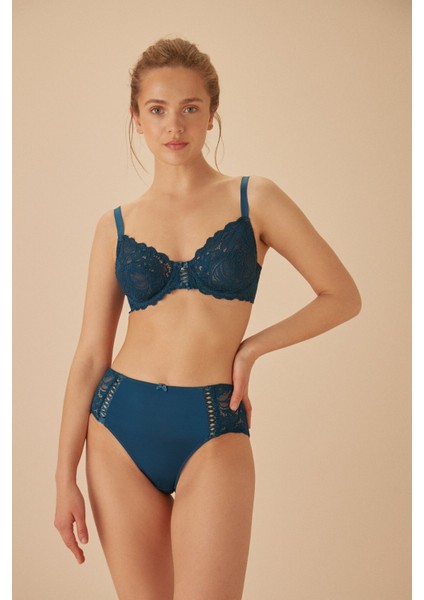 Isabelle Dantelli Sütyen Kadınlar İçin Zarif Dantel Detaylı 54% Polyamid Kumaş fiyatları