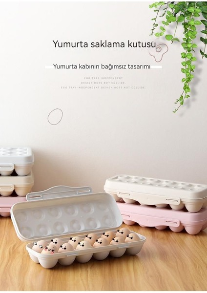 Kapaklı Geçmeli Yumurta Saklama Kutusu (Yurt Dışından)