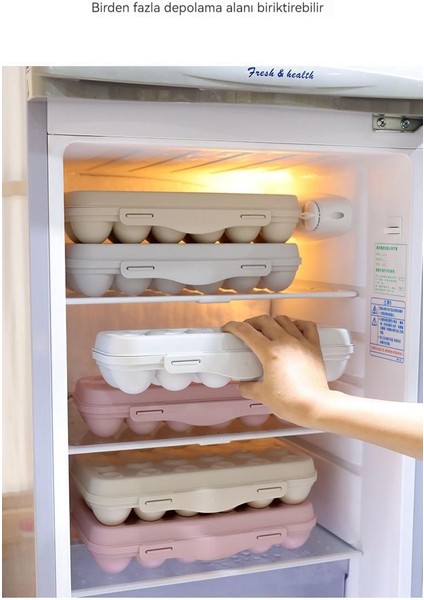 Kapaklı Geçmeli Yumurta Saklama Kutusu (Yurt Dışından)