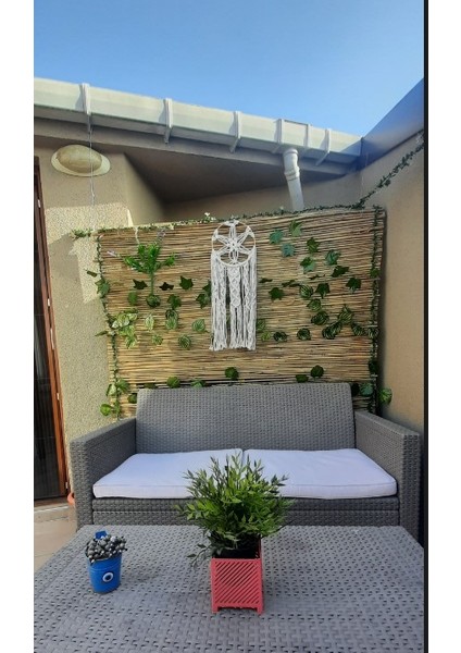 Has Bambu Çit Kamış Çit Hasır Çit 1x5 Metre Eni 1 Metre Uzunluk 5 Metre