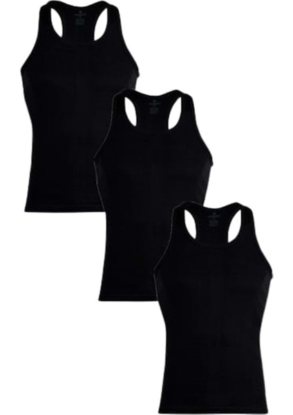 Erkek Penye Ribana Spor Atlet 025 - Siyah - L