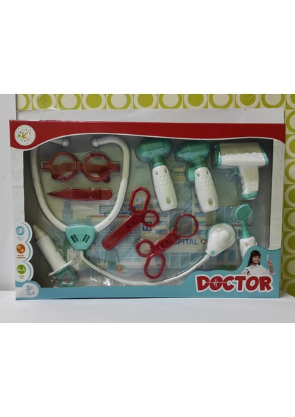 Oyuncak Doktor Seti 10 Parça Eğitici Oyuncak Meslek Oyuncakları Evcilik Oyuncak