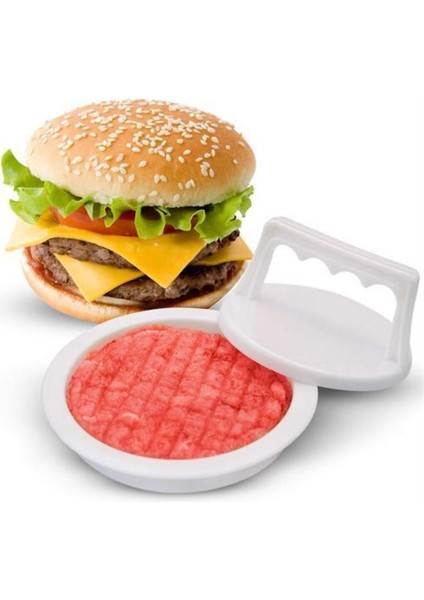 Hamburger Press ve Köfte Kalıbı 6 Adet Hamburger Köfte Şekillendirici Hamburger Yapma Aparatı