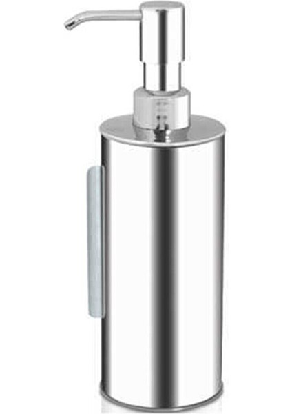 (Ün-Ev) Krom Askılı Silindir Sıvı Sabunluk 300 cc 304 Kalite 3804-4