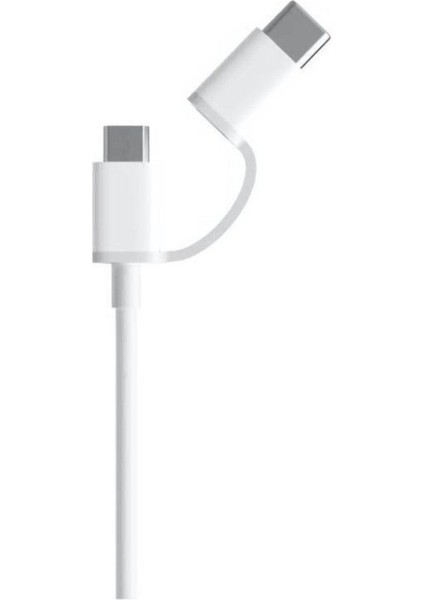 2 In 1 USB Kablo Micro USB ve USB C (Type C - 100 Cm) fiyatları