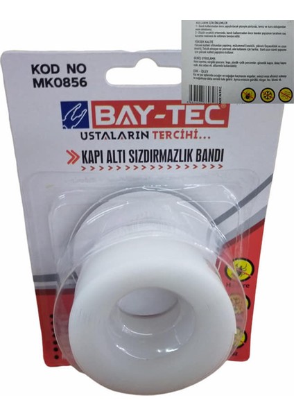 Kapı Altı Sızdırmazlık Bandı 40 mm x 3mt MK0856