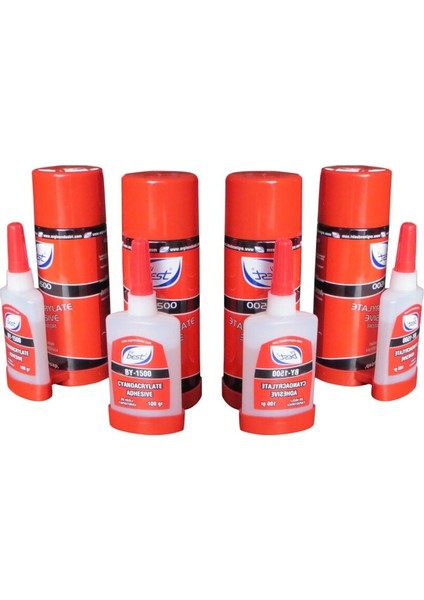 Hızlı Yapıştırıcı Ahşap Ayakkabı Plastik 400ML+100GR 4 Adet