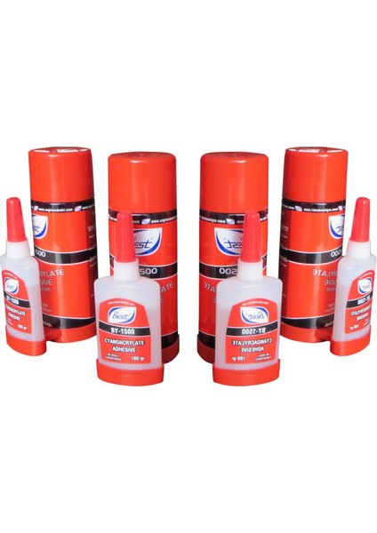 Hızlı Yapıştırıcı Ahşap Ayakkabı Plastik 400ML+100GR 4 Adet