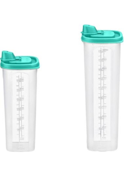 Plastik Sıvı Yağlık 2 Li Set - 1000 cc + 750 cc