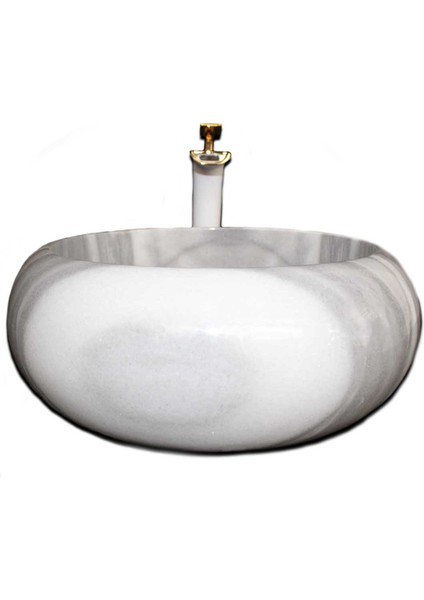 Marmara Dikey Pijamalı Bombeli Lavabo
