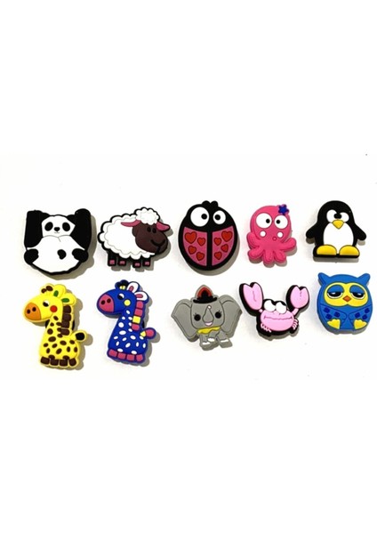 Crocs Terlik Süsleri Jibbitz 10 Adet S C-15