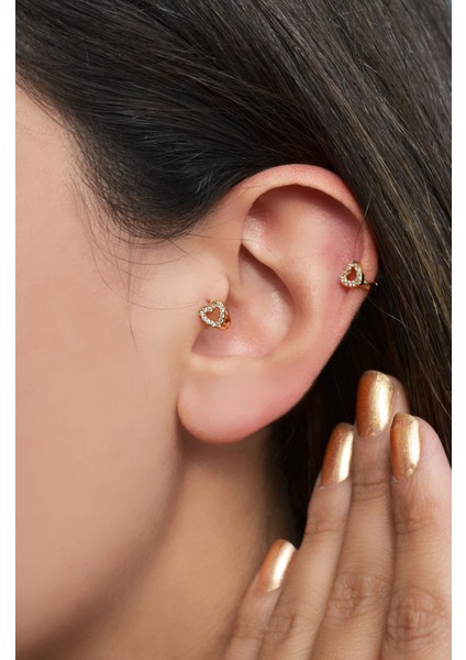 Sacce Scarves&Accessories Kalp Mini Tragus Piercing