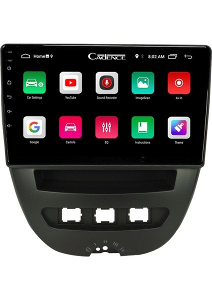 Peugeot 107 Android 11 Carplay Multimedya Ekran Teyp 2GB+16GB fiyatları
