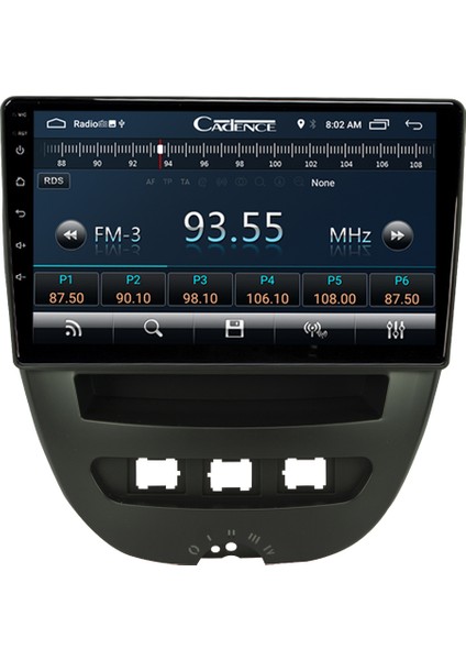 Peugeot 107 Android 11 Carplay Multimedya Ekran Teyp 2GB+16GB indirimleri