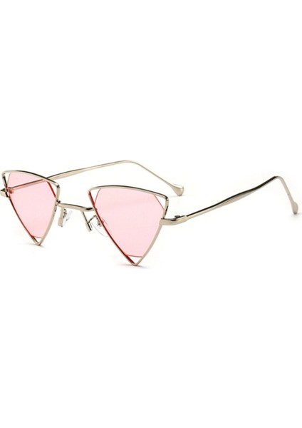 Üçgen Gözlük Vintage & Retro Steampunk Triangle Sunglasses