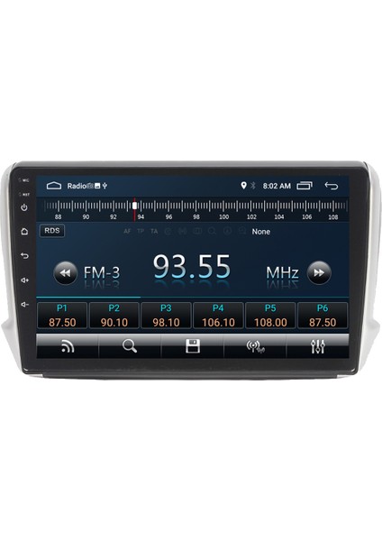 Peugeot 208 Android 11 Carplay Multimedya Ekran Teyp 2GB+16GB fırsatları