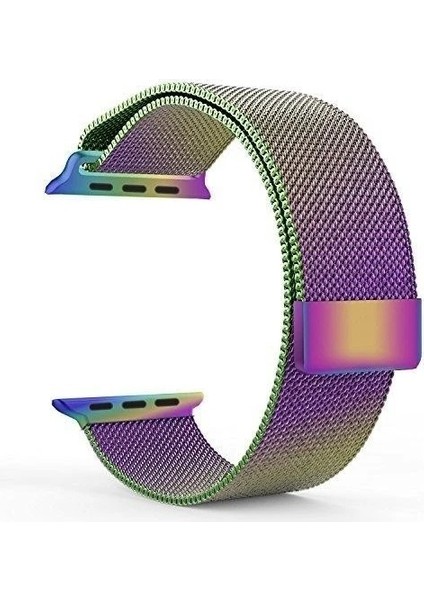 Apple Watch Seri 9 8 7 6 5 4 3 Se / Ultra 42-44-45-49 MM Ebatlar İçin Milano Loop Çelik Örme Kordon fiyatları