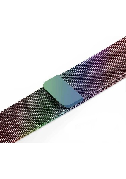 Apple Watch Seri 9 8 7 6 5 4 3 Se / Ultra 42-44-45-49 MM Ebatlar İçin Milano Loop Çelik Örme Kordon modelleri