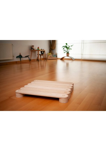 4'lü Denge Tahtası Balance Beam | Ahşap Denge Tahtaları | Çocuklar Için Aktivite Oyuncağı
