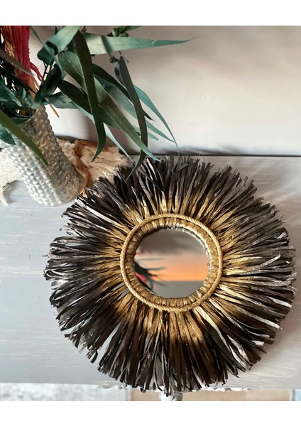 Wall Decoration Art Premium Rafya ve Makrome 4’lü Set