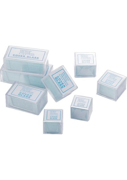Lamel Mikroskop Slayt Için Cover Glass 24 x 24 mm 100'LÜ