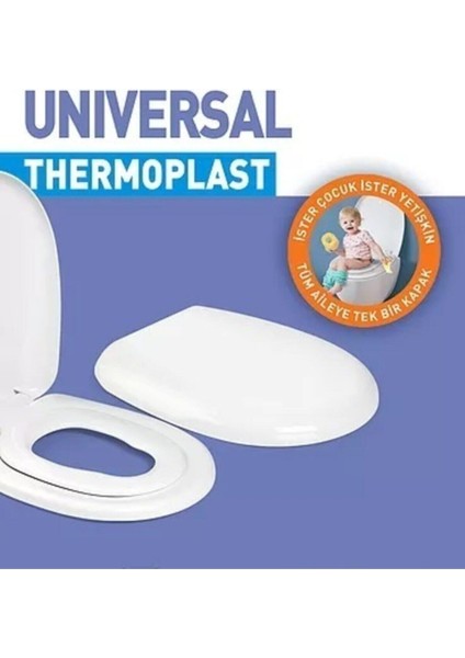 Thermoplast Çocuk Yetişkin Amortisörlü Yavaş Kapanan Klozet Kapağı modelleri