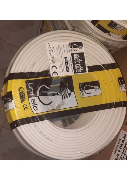 100 Metre 3 x 2:5 mm Tam Bakır Çok Telli Elektrik Kablosu
