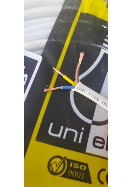 100 Metre 3 x 2:5 mm Tam Bakır Çok Telli Elektrik Kablosu