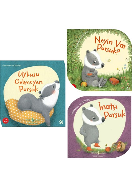 Uykusu Gelmeyen Porsuk&inatçı Porsuk&neyin Var Porsuk Kitap Seti