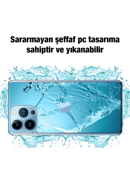 iPhone 13 Pro Max Kılıf Kamera Korumalı Ultra Ince Şeffaf Silikon Kılıf