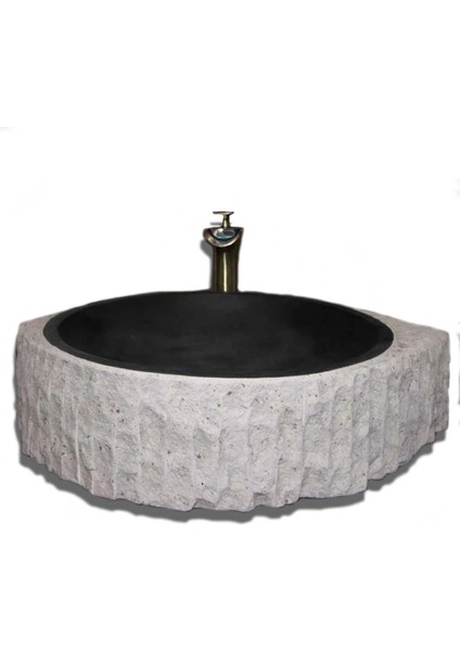 Bazalt Dışı Patlatma Üçgen Kenar Lavabo