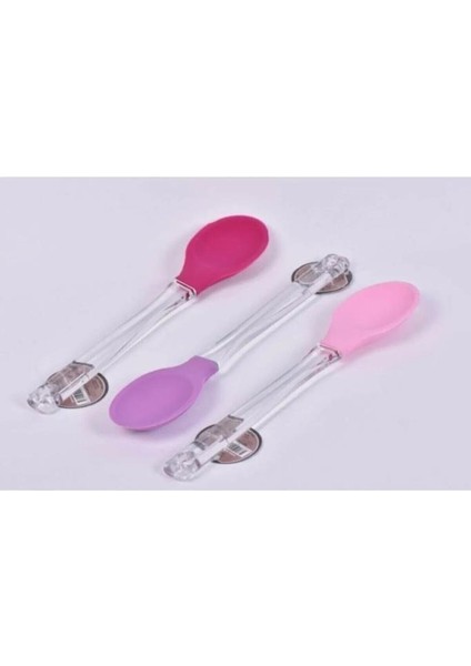 Silikon Yemek Kaşığı Pembe 30 cm Dayanıklı Silikon Malzeme ile Tek Adet fiyatları