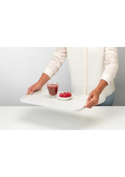 Tasty+ Light Grey Kesme Tahtası ve Servis Tepsisi 27 x 43 cm. fırsatları