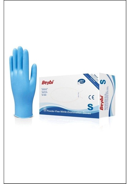 Pudrasız Mavi Nitril 100'LÜ Beybi S Beden Yeni