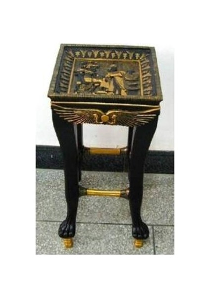 Veronese Serisi – Wise Mısır Sehpa 63×30×30 Cm – Dekoratif Obje