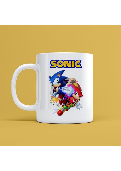 Sonic Tasarımlı Kupa Bardak Mr-01