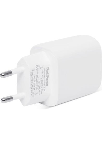 NP20W Hızlı Şarj Adaptörü