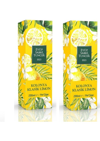 Klasik Limon Kolonyası 200 ml 2 Adet