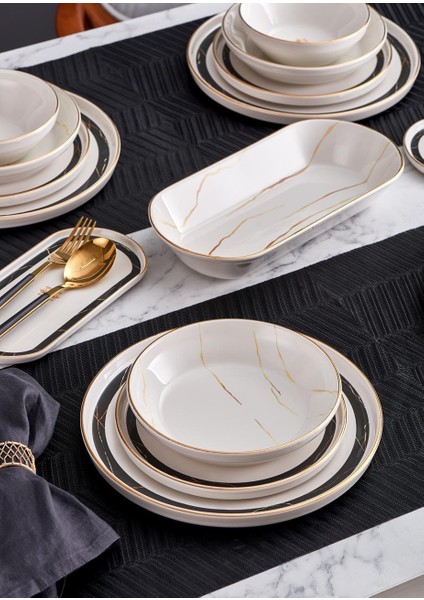 N3256 Marble Plus 27 Parça 6 Kişilik Yemek Takımı modelleri