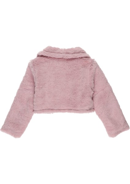 Kız Bebek Şal Yakalı Crop Peluş Ceket fiyatları