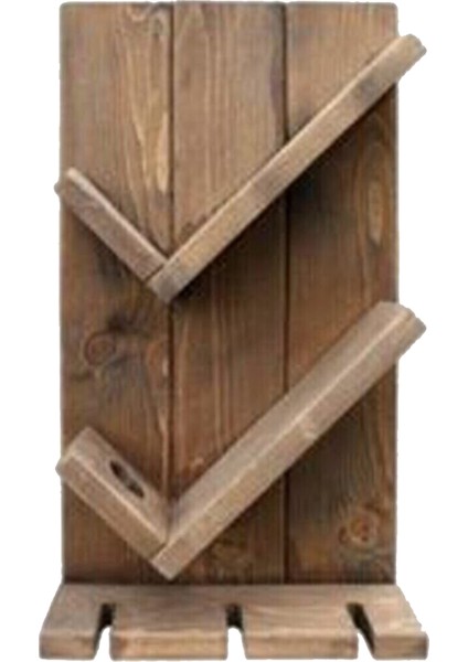 Bfdshop Ahşap Şaraplık 2 Şişelik Stand
