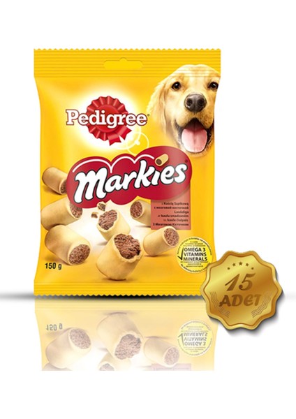 Markies Köpek Ödül Bisküvisi 150 gr x 15 Adet