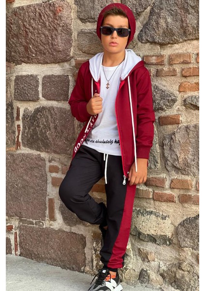 Erkek Çocuk Today's Mood Bordo Eşofman Takım fiyatları