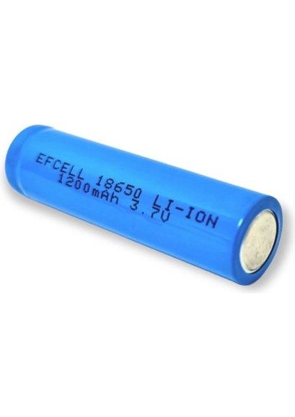 18650 1200MAH 3.7VOLT Li-Ion Şarjlı Pil Başlıksız