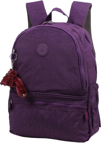 Urban 7023 Klınkır Kumaş Unisex Sırt Çantası Mor
