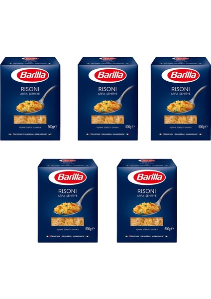 Arpa Şehriye/ Risoni 500 gr 5'li Set