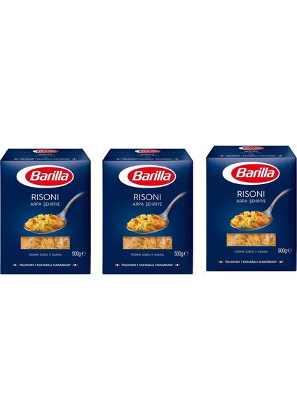 Arpa Şehriye/ Risoni 500 gr 3'lü Set