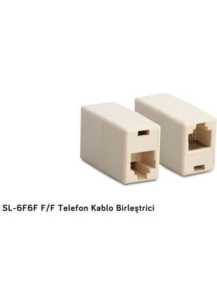 RJ11 Cat3 Telefon Kablosu Birleştirici Uzatma Ara Aparatı En Parlak fiyatları
