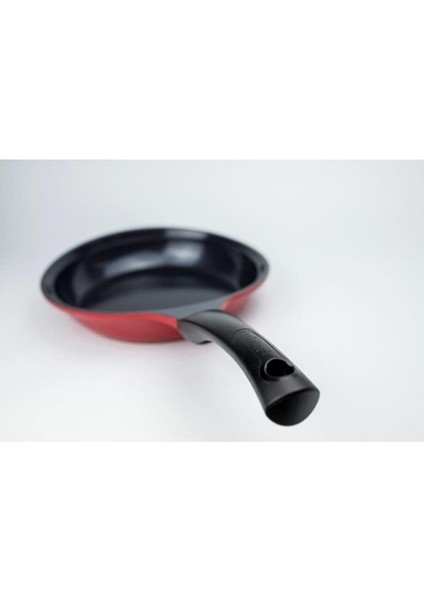 Anthony Alüminyum Kızartma Tavası 28CM Kırmızı modelleri